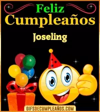 Gif de Feliz Cumpleaños Joseling